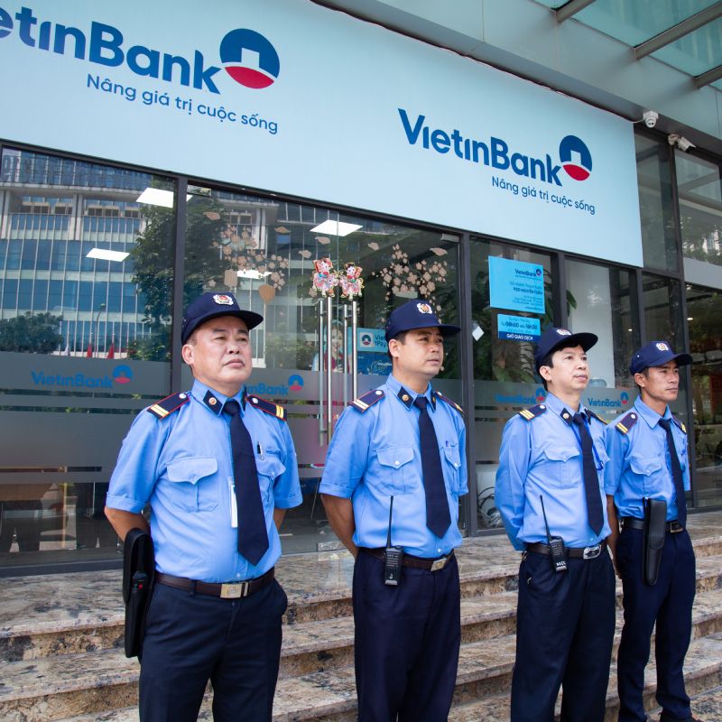 Bảo vệ ngân hàng vietinbank